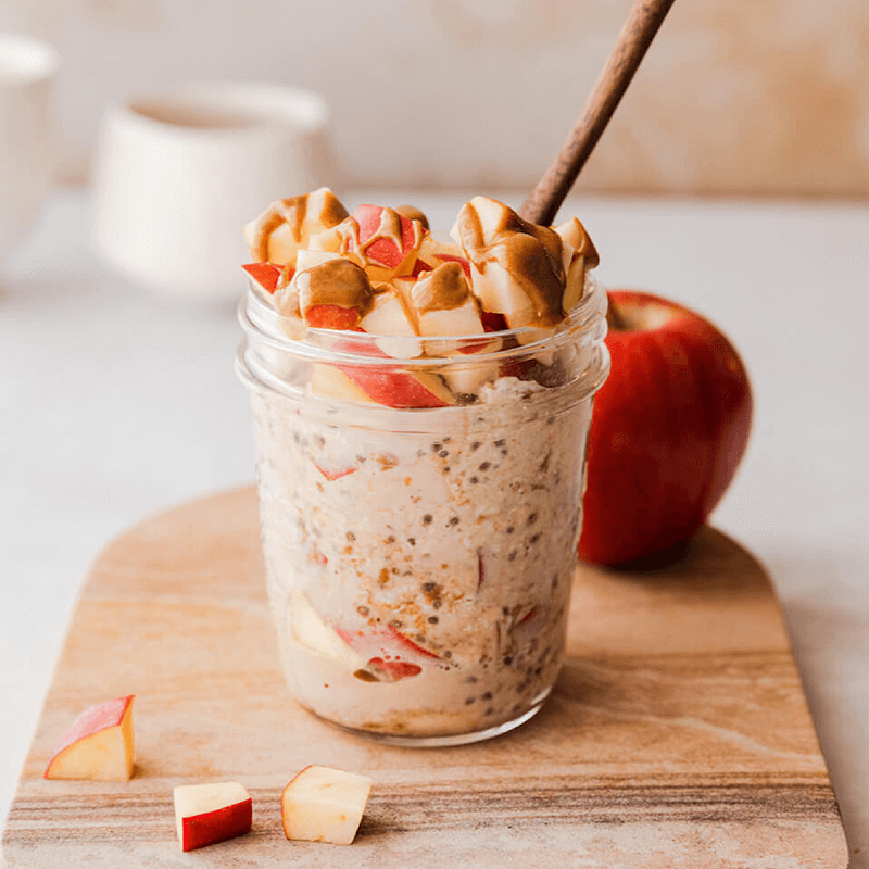Apple Pie Overnight Oats