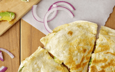 Avocado And Hummus Quesadillas