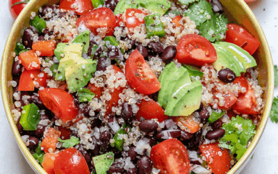Black Bean Quinoa Chopped Salad
