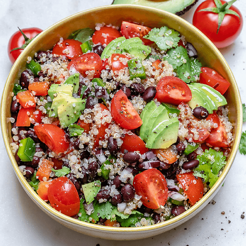 Black Bean Quinoa Chopped Salad Black Bean Quinoa Chopped Salad
