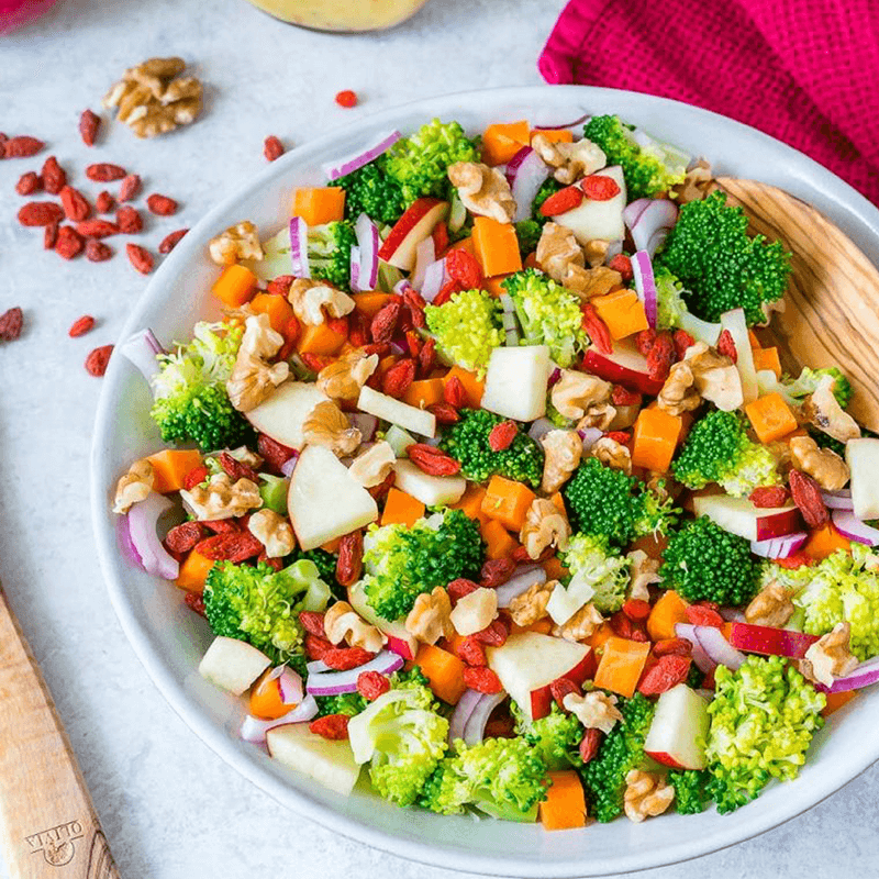Broccoli And Crisp Apple Salad
