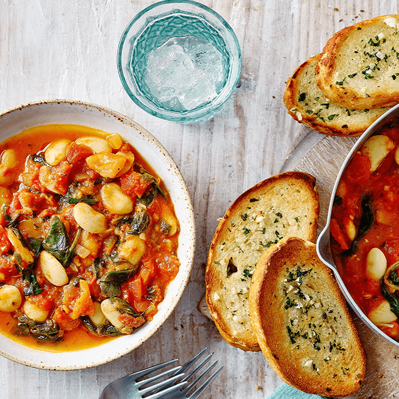 Fresh Tomato and Bean Soup