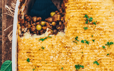 Layered Potato, Lentil And Vegetable Casserole