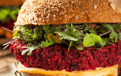 Lentil And Beet Burger