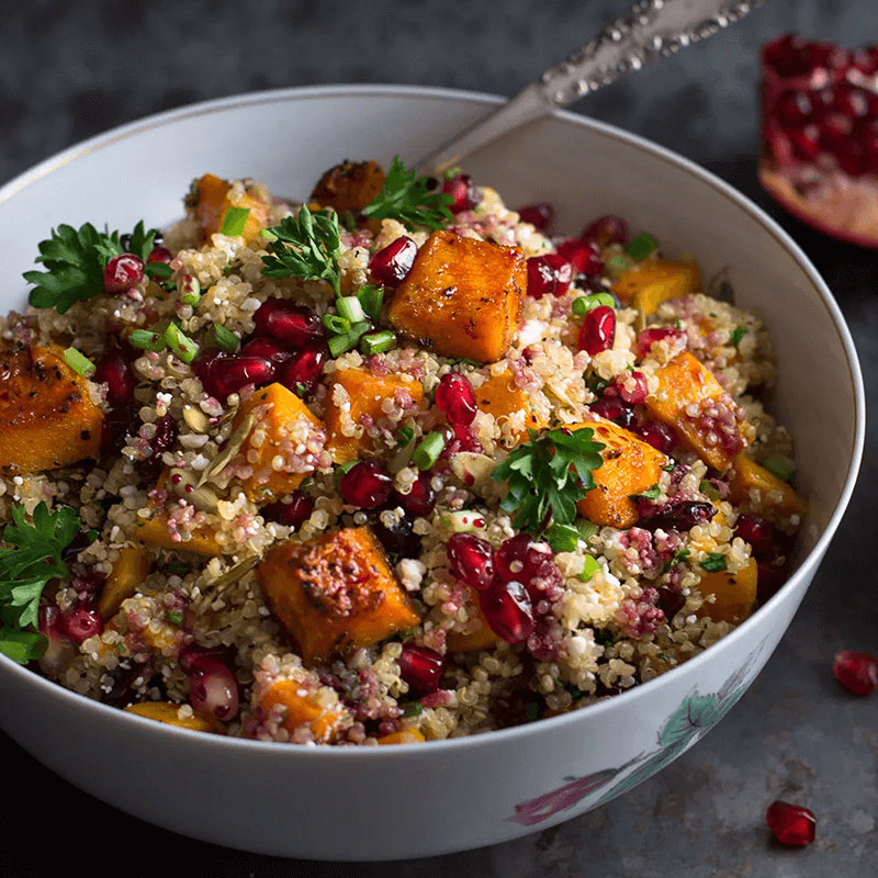 Roasted Butternut Squash Quinoa Salad