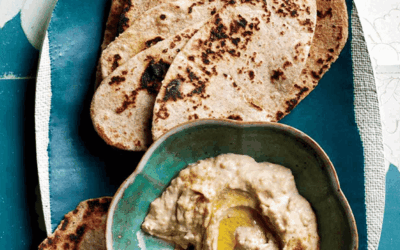 Unleavened Bread With Hummus